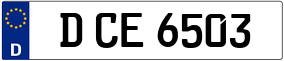 Truck License Plate